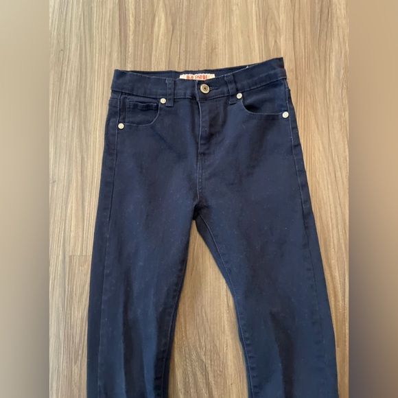 Old Skool Boys Dark Blue Straight-Leg Jeans size 10 - Picture 4 of 7
